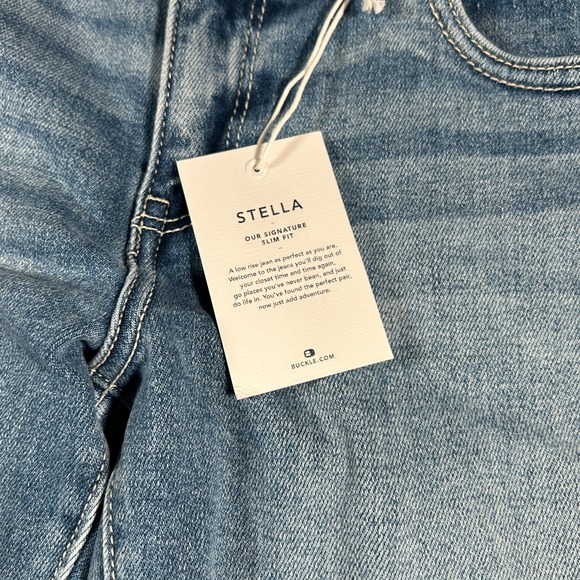 BKE Stella Jeans Women 30XXL 30x38 Medium Wash Bootcut Slim Fit Low Rise Stretch - Picture 5 of 11